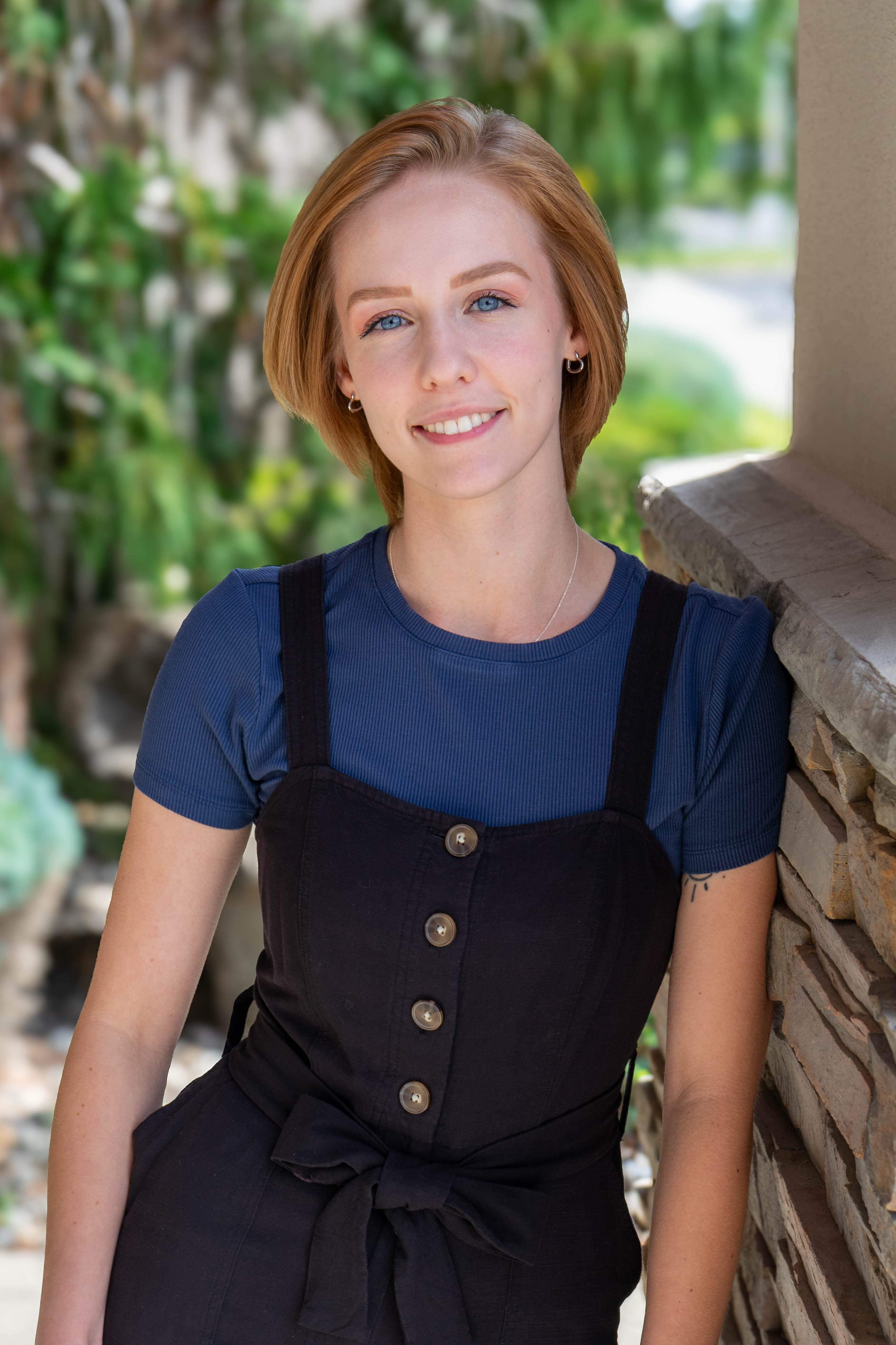 Rebekah Clayton outside her Coldwell Banker Tomlinson office in Kennewick